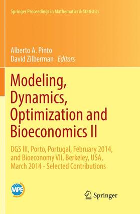 Zilberman / Pinto |  Modeling, Dynamics, Optimization and Bioeconomics II | Buch |  Sack Fachmedien