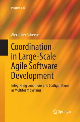 Scheerer |  Coordination in Large-Scale Agile Software Development | Buch |  Sack Fachmedien