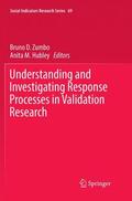 Hubley / Zumbo |  Understanding and Investigating Response Processes in Validation Research | Buch |  Sack Fachmedien