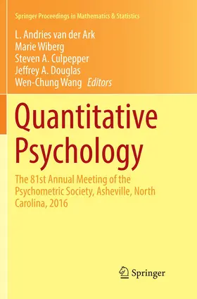 van der Ark / Wiberg / Wang |  Quantitative Psychology | Buch |  Sack Fachmedien