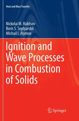 Rubtsov / Alymov / Seplyarskii |  Ignition and Wave Processes in Combustion of Solids | Buch |  Sack Fachmedien