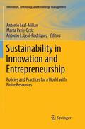 Leal-Millan / Leal-Rodríguez / Peris-Ortiz |  Sustainability in Innovation and Entrepreneurship | Buch |  Sack Fachmedien