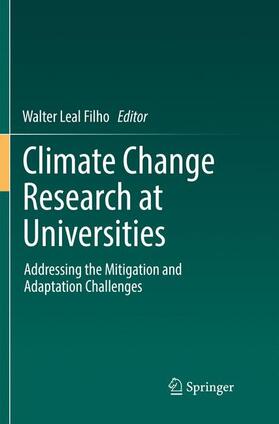 Leal Filho |  Climate Change Research at Universities | Buch |  Sack Fachmedien