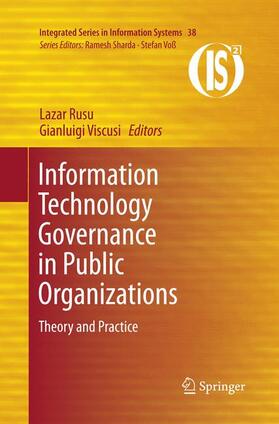 Viscusi / Rusu |  Information Technology Governance in Public Organizations | Buch |  Sack Fachmedien
