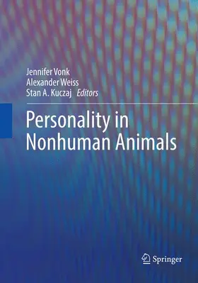 Vonk / Kuczaj / Weiss |  Personality in Nonhuman Animals | Buch |  Sack Fachmedien