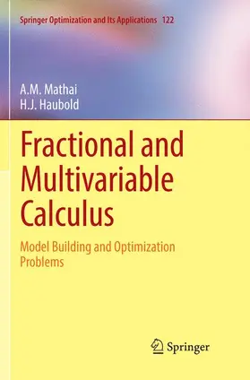 Haubold / Mathai |  Fractional and Multivariable Calculus | Buch |  Sack Fachmedien