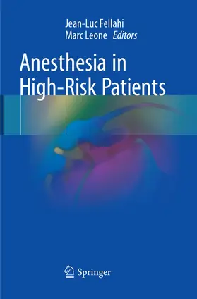 Fellahi / Leone |  Anesthesia in High-Risk Patients | Buch |  Sack Fachmedien