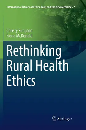 Simpson / McDonald |  Rethinking Rural Health Ethics | Buch |  Sack Fachmedien