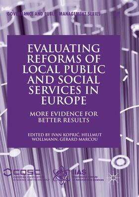 Kopric / Kopric / Marcou | Evaluating Reforms of Local Public and Social Services in Europe | Buch | 978-3-319-87003-8 | sack.de