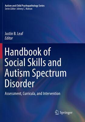 Leaf | Handbook of Social Skills and Autism Spectrum Disorder | Buch | 978-3-319-87448-7 | sack.de