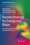 Anand / Rana / Pandey |  Nanotechnology for Energy and Water | Buch |  Sack Fachmedien