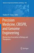 Tsang |  Precision Medicine, CRISPR, and Genome Engineering | Buch |  Sack Fachmedien