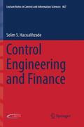 Hacisalihzade / Hacisalihzade |  Control Engineering and Finance | Buch |  Sack Fachmedien