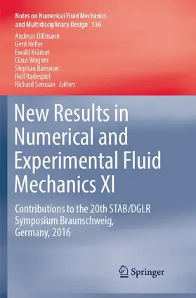 Dillmann / Heller / Krämer |  New Results in Numerical and Experimental Fluid Mechanics XI | Buch |  Sack Fachmedien