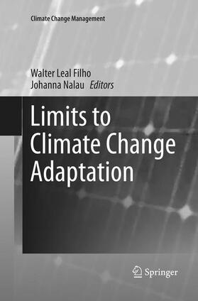 Nalau / Leal Filho | Limits to Climate Change Adaptation | Buch | 978-3-319-87831-7 | sack.de