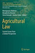 Alabrese / Saba / Brunori |  Agricultural Law | Buch |  Sack Fachmedien
