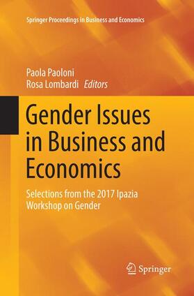 Lombardi / Paoloni | Gender Issues in Business and Economics | Buch | 978-3-319-87970-3 | sack.de
