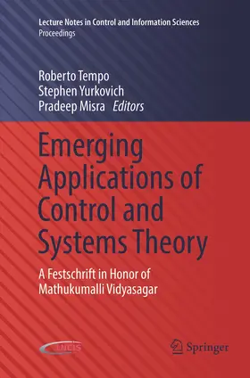 Tempo / Misra / Yurkovich |  Emerging Applications of Control and Systems Theory | Buch |  Sack Fachmedien