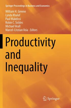 Greene / Khalaf / Voia | Productivity and Inequality | Buch | 978-3-319-88639-8 | sack.de