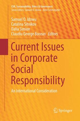 Idowu / Bocean / Sitnikov |  Current Issues in Corporate Social Responsibility | Buch |  Sack Fachmedien