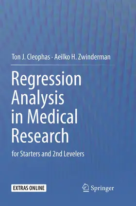 Cleophas / Zwinderman |  Regression Analysis in Medical Research | Buch |  Sack Fachmedien