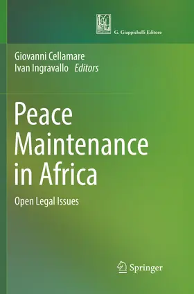 Ingravallo / Cellamare |  Peace Maintenance in Africa | Buch |  Sack Fachmedien