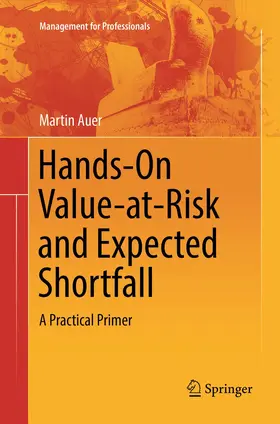 Auer |  Hands-On Value-at-Risk and Expected Shortfall | Buch |  Sack Fachmedien