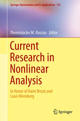 Rassias |  Current Research in Nonlinear Analysis | eBook | Sack Fachmedien