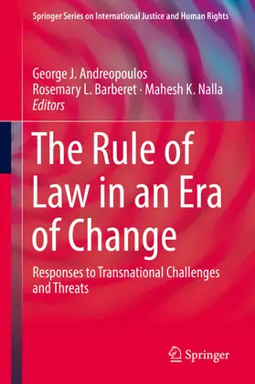 Andreopoulos / Barberet / Nalla |  The Rule of Law in an Era of Change | eBook | Sack Fachmedien
