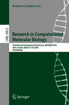 Raphael |  Research in Computational Molecular Biology | Buch |  Sack Fachmedien