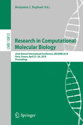 Raphael | Research in Computational Molecular Biology | E-Book | sack.de
