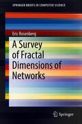 Rosenberg |  A Survey of Fractal Dimensions of Networks | Buch |  Sack Fachmedien