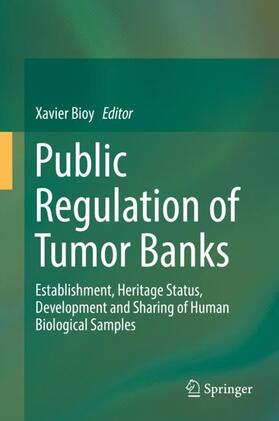 Bioy | Public Regulation of Tumor Banks | Buch | 978-3-319-90562-4 | sack.de