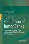 Bioy |  Public Regulation of Tumor Banks | Buch |  Sack Fachmedien