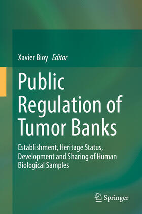 Bioy | Public Regulation of Tumor Banks | E-Book | sack.de