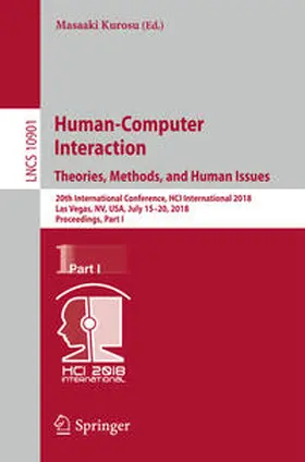 Kurosu | Human-Computer Interaction. Theories, Methods, and Human Issues | E-Book | sack.de