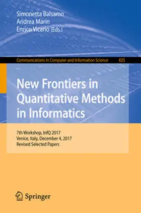 Balsamo / Marin / Vicario | New Frontiers in Quantitative Methods in Informatics | E-Book | www.sack.de