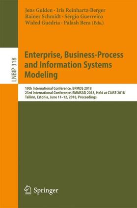 Gulden / Reinhartz-Berger / Bera | Enterprise, Business-Process and Information Systems Modeling | Buch | 978-3-319-91703-0 | sack.de