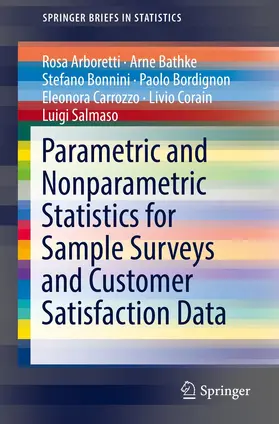 Arboretti / Bathke / Bonnini |  Parametric and Nonparametric Statistics for Sample Surveys and Customer Satisfaction Data | Buch |  Sack Fachmedien