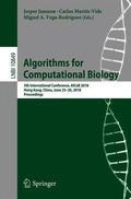 Jansson / Vega-Rodríguez / Martín-Vide |  Algorithms for Computational Biology | Buch |  Sack Fachmedien