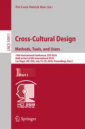 Rau | Cross-Cultural Design. Methods, Tools, and Users | E-Book | www.sack.de