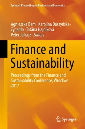 Bem / Daszynska-Zygadlo / Daszynska-Zygadlo |  Finance and Sustainability | eBook | Sack Fachmedien