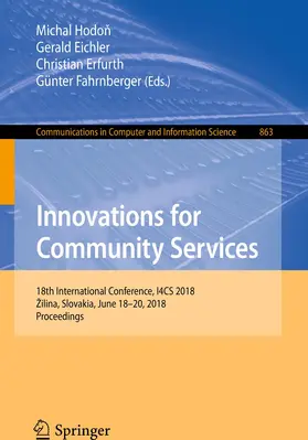 Hodon / Hodon / Fahrnberger |  Innovations for Community Services | Buch |  Sack Fachmedien