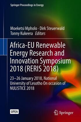 Mpholo / Kukeera / Steuerwald |  Africa-EU Renewable Energy Research and Innovation Symposium 2018 (RERIS 2018) | Buch |  Sack Fachmedien