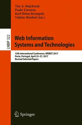 Majchrzak / Monfort / Traverso |  Web Information Systems and Technologies | Buch |  Sack Fachmedien