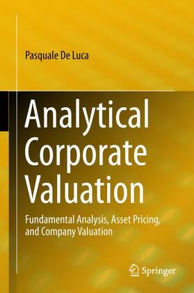 De Luca |  Analytical Corporate Valuation | Buch |  Sack Fachmedien