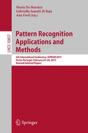 De Marsico / di Baja / Fred | Pattern Recognition Applications and Methods | E-Book | www.sack.de