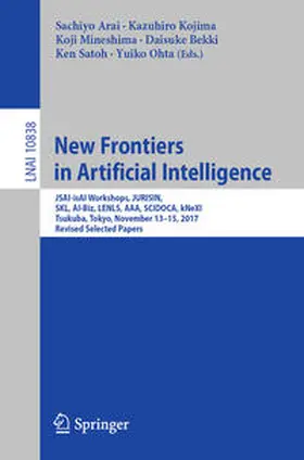 Arai / Kojima / Mineshima | New Frontiers in Artificial Intelligence | E-Book | sack.de
