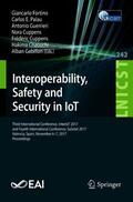 Fortino / Palau / Guerrieri |  Interoperability, Safety and Security in IoT | Buch |  Sack Fachmedien