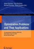 Eremeev / Pardalos / Kochetov |  Optimization Problems and Their Applications | Buch |  Sack Fachmedien